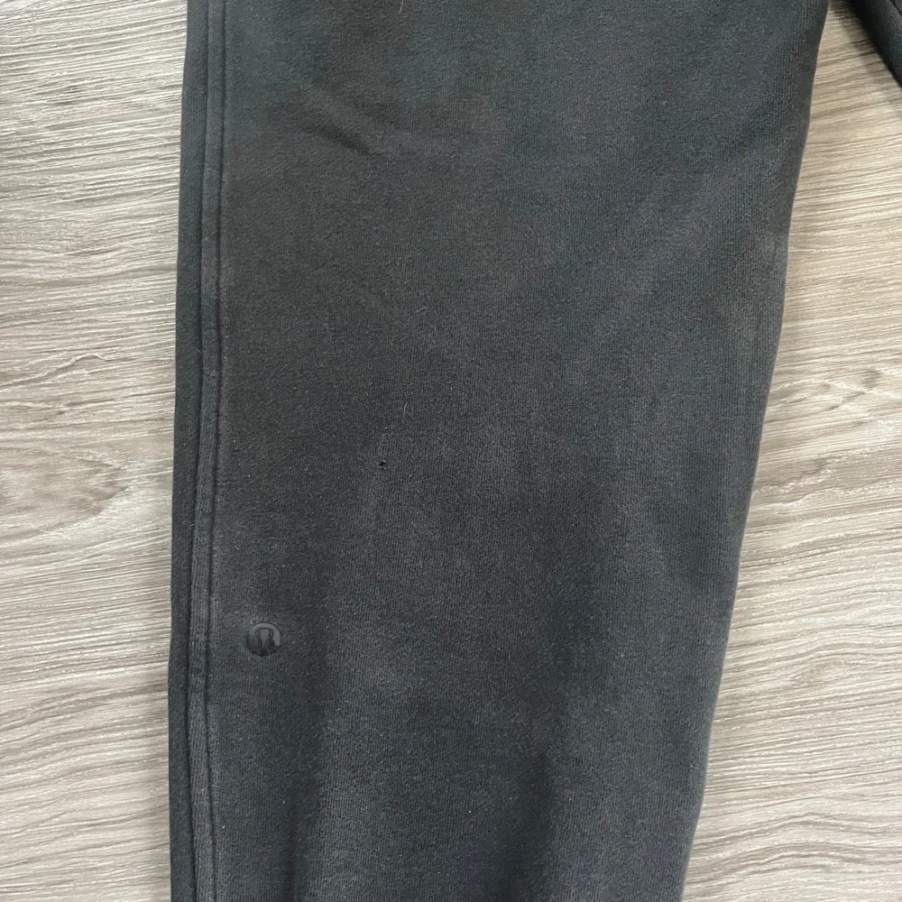 Lululemon Scuba High-Rise Jogger Black Fleece Sweatpants LW5CV9S Size 8